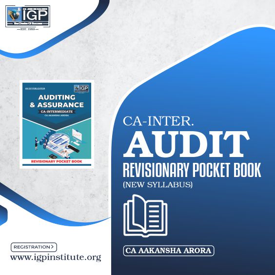 CA Inter - Audit Revisionary Pocket Book-CA-INTER-AUDIT - CA Akansha Arora